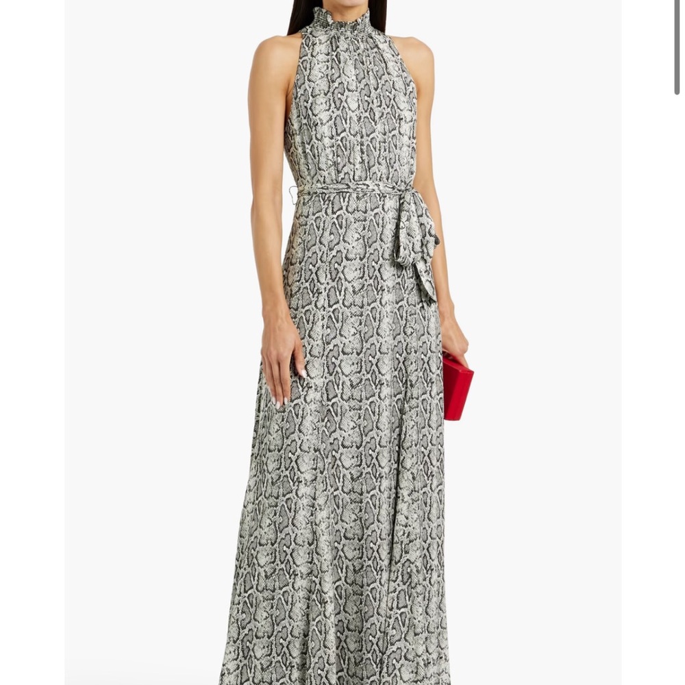 Alice + Olivia Dita Belted Maxi